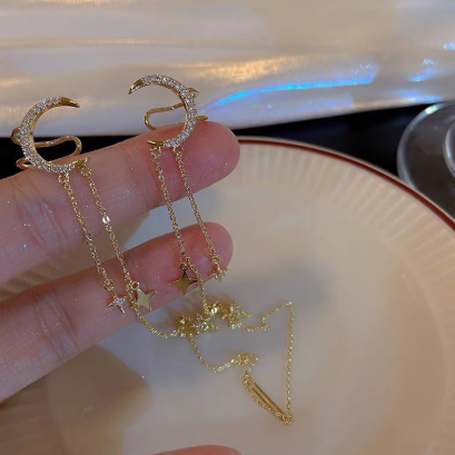 YQQ スターリバーロマンス イヤーカフ ピアス