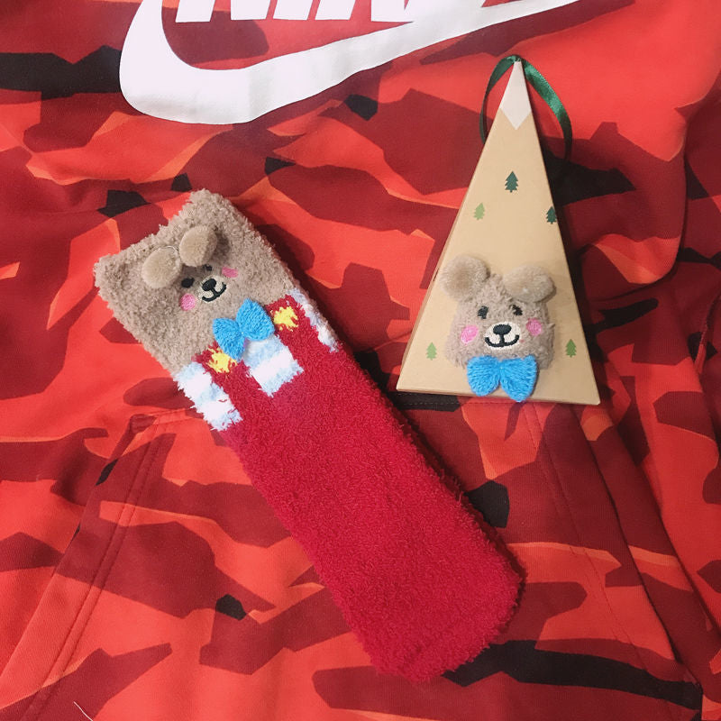 秋冬厚手靴下 クリスマス ハロウィン 誕生日 贈り物 最適な選択 可愛さ 女の子が一番好き