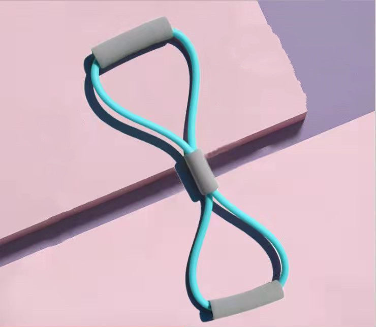 8字タイプ ストレッチチューブ 猫背姿勢改善 肩こり防止 在宅