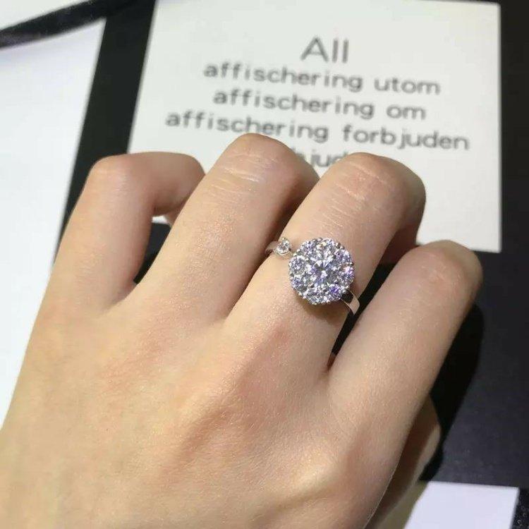 LF きらきら 回転リング オープンリング 指輪 キラキラ