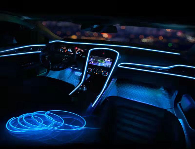 LF LEDライト 車用雰囲気ライトバー USBポートを差し込むと点灯します 車用品
