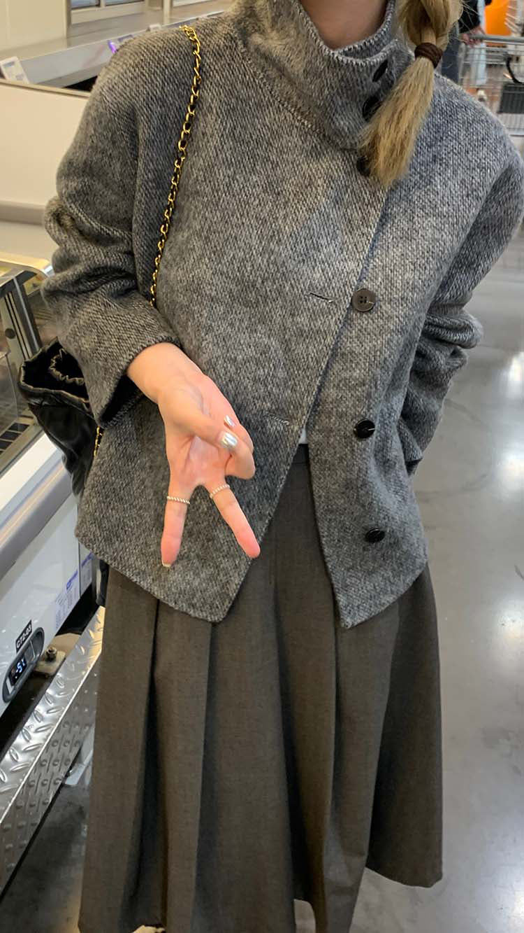 XYW 予約 ショートコート/ロングコート カシミヤコート ジャケット ラシャコート