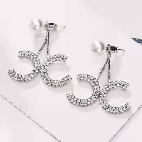 XYW 2022 韓国流行 デュアルC ピアス 気品 美しい