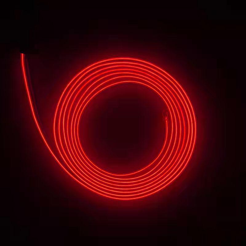 XYW LEDライト 車用雰囲気ライトバー USBポートを差し込むと点灯します 車用品