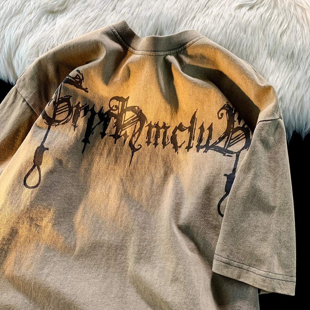 XYW オーバーサイズ かっこいい ストリート 半袖 Tシャツ 2色 ギャル トップス