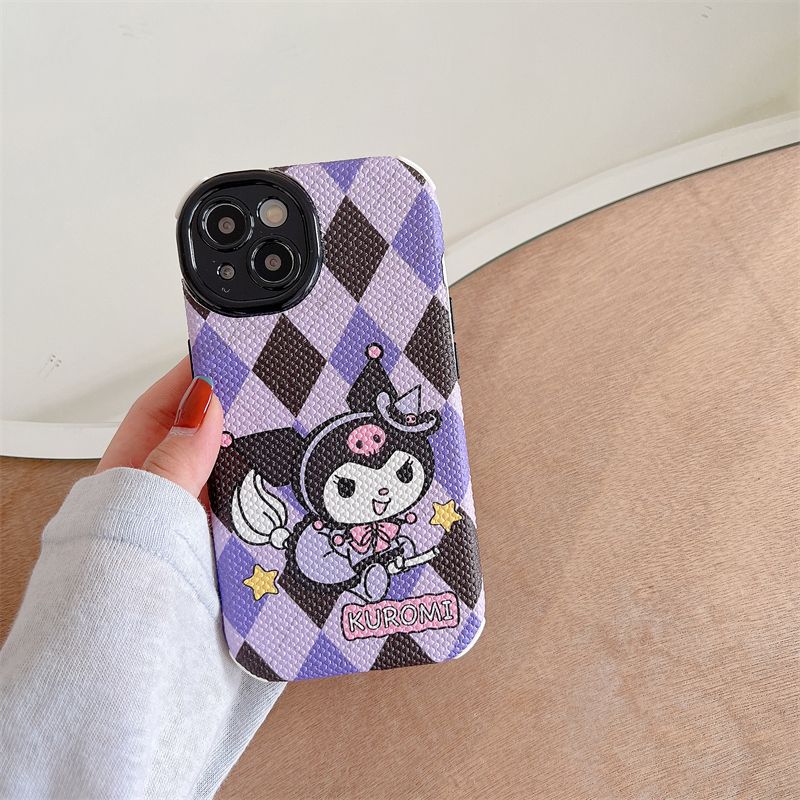 WLY 2-in-1 全被覆保護ケース クロミ&マイメロディ スマホケース 携帯電話ケース