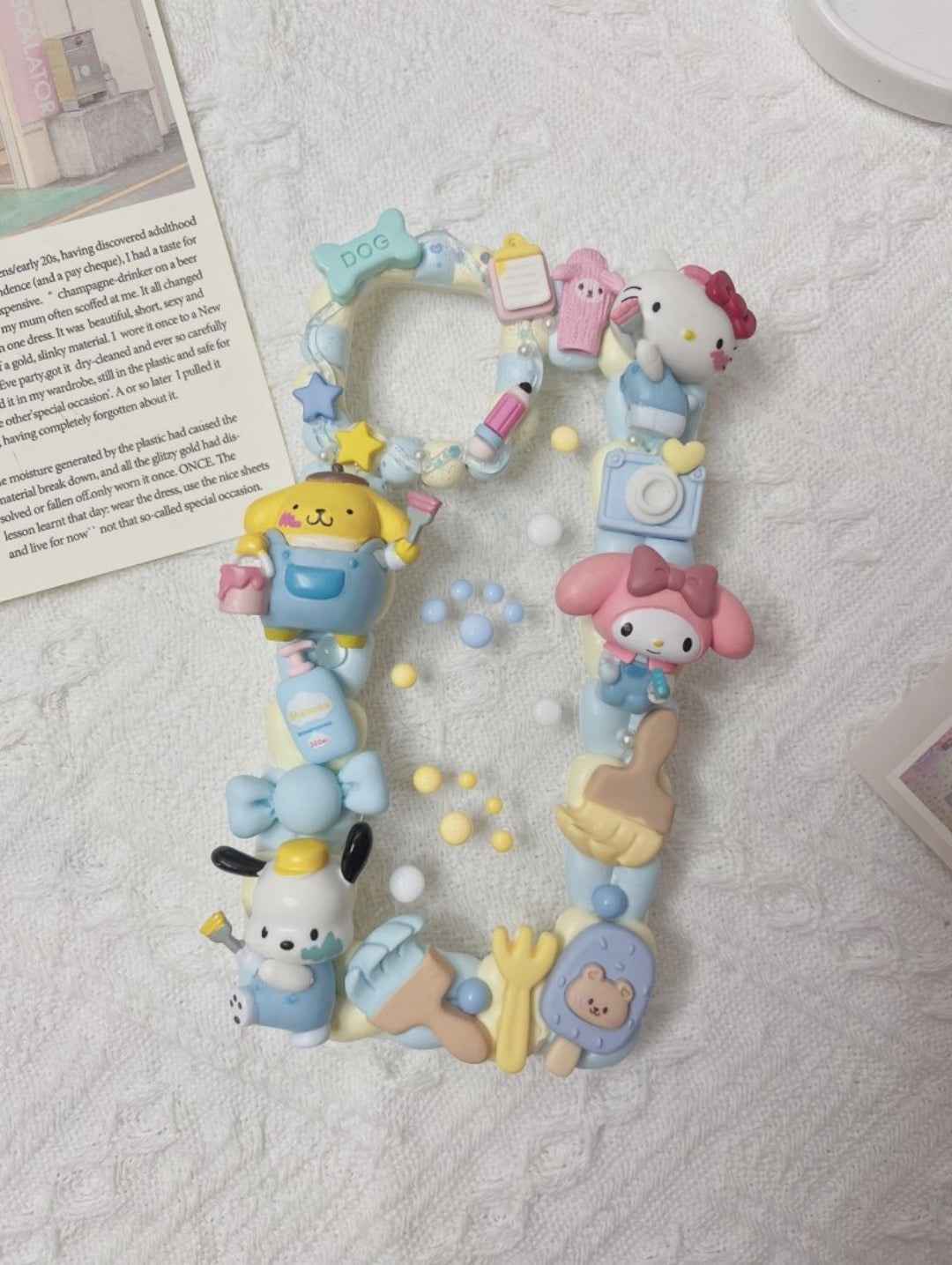 OL サンリオ かわいい ホイップ携帯ケース 完成品