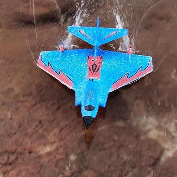 YXQ 充電式リモコンドローンバブルモールド飛行機は水の上を飛ぶことができます