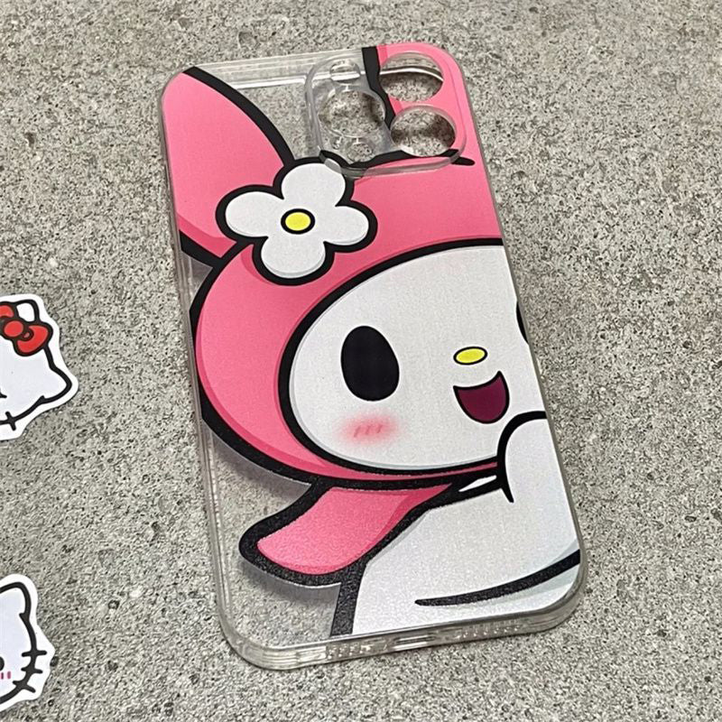 LF 可愛い スマホケース クロミとマイメロディ 携帯電話ケース