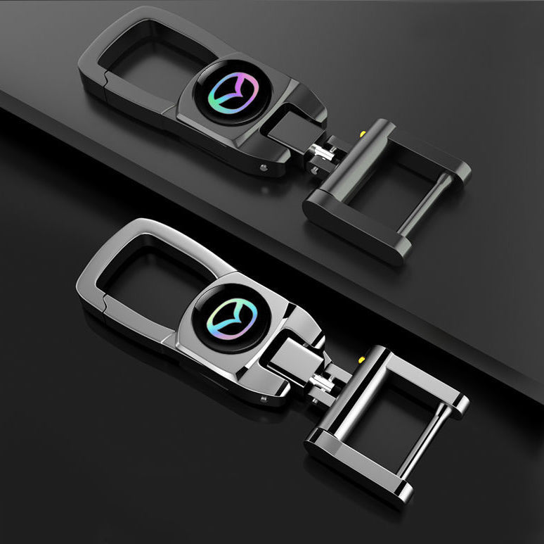 XYW 車のロゴ カラフルキーホルダー