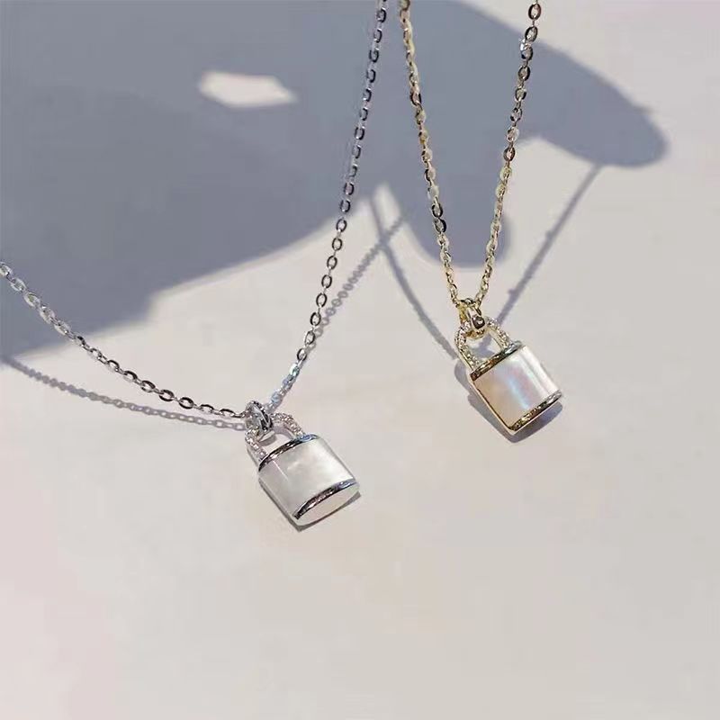 LF ハートロック ネックレス エレガント ゴールド/シルバー