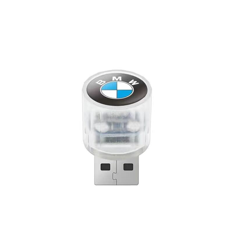 XYW USB 飾り 自動車用ムードランプ LED レインボー 3個入 車用品