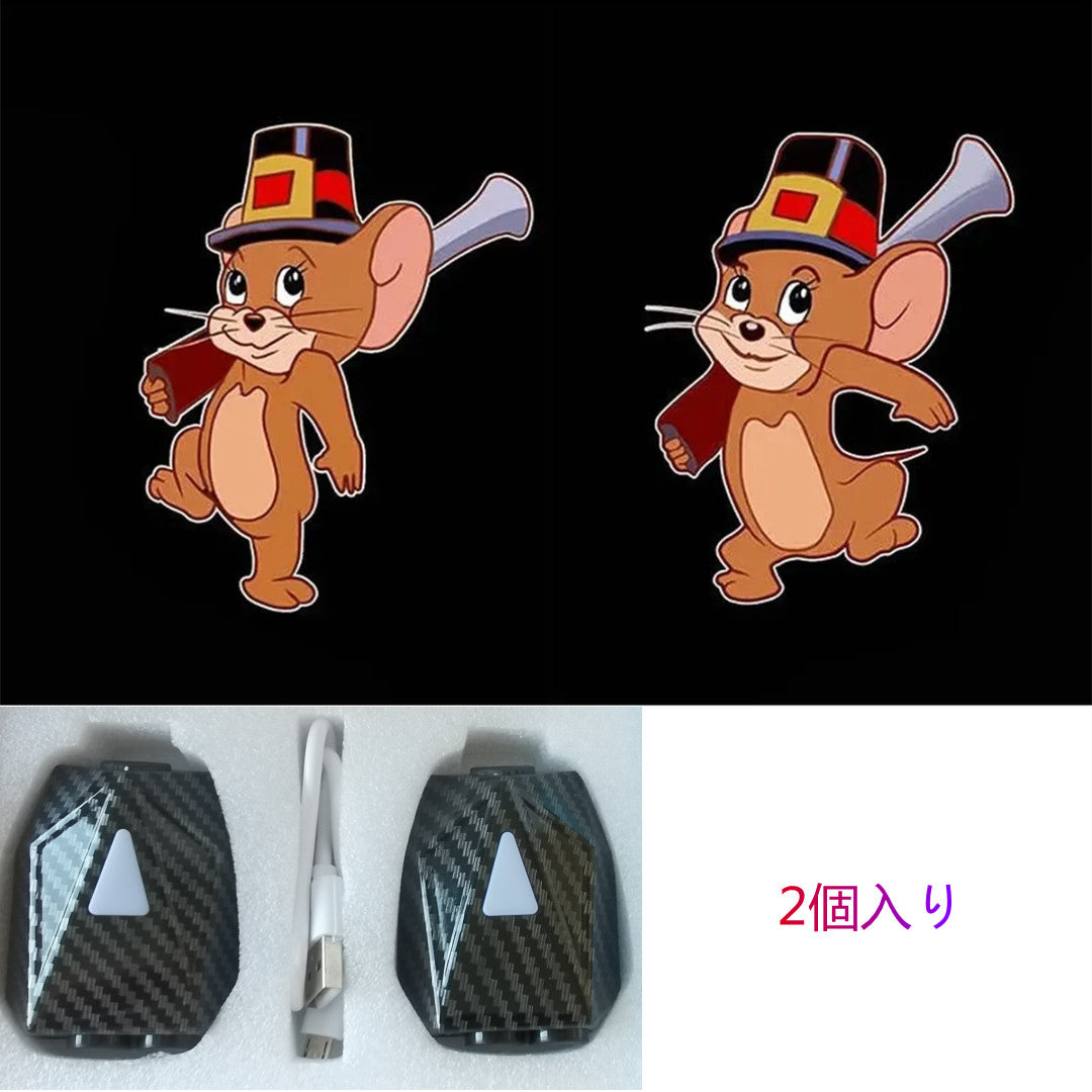 XD車ドア用 可動の投射らんぷ2個入り / Tom/Minnie/Hello Kitty/Jerry/パイスターとスポンジベビー