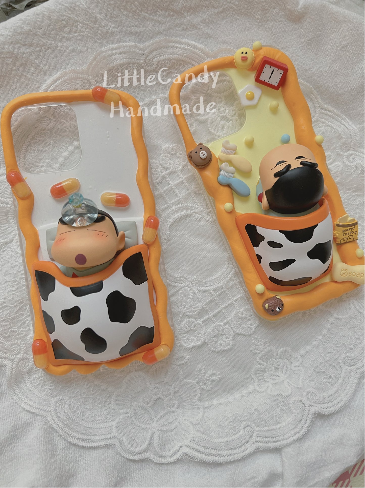 OL 日常シリーズ ブラインドボックス ホイップ携帯ケース --- 寝起き / 熱有り