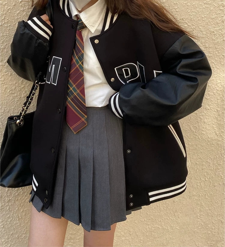 XYW 春新作 ハイウエスト プリーツスカート 着やせ 学生