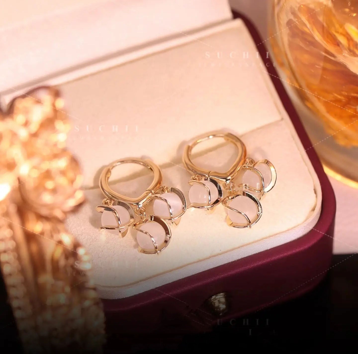 LF 最新作 鈴蘭風ピアス 高級感のあるピアス