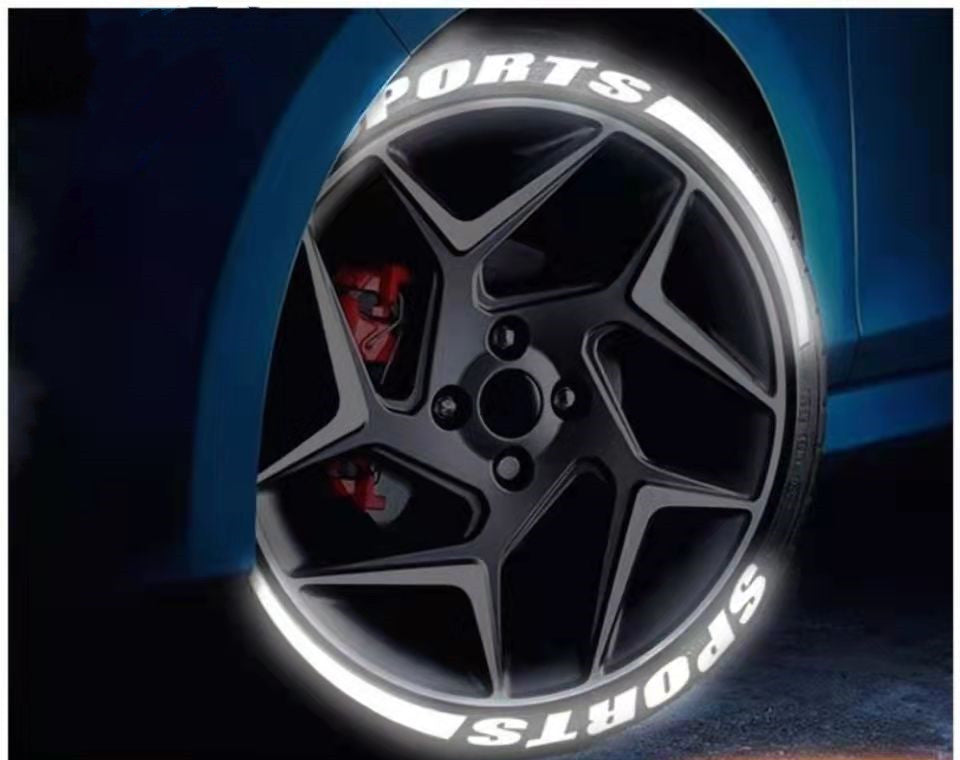 LF 反射光ハブステッカー 防水日焼け防止 事前警告機能がある