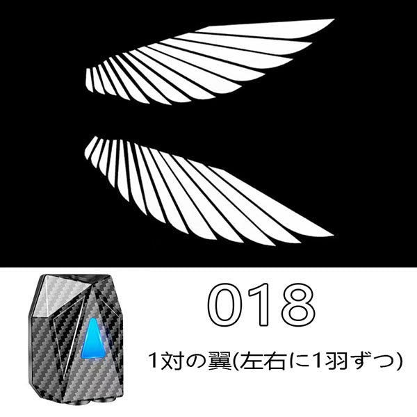 LF  かわいい  キャラクター  動的投射ランプ  車用品  2個入