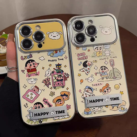 LF  かわいい   カラー  スマホケース   携帯電話ケース  粘着式スマホホルダー付き