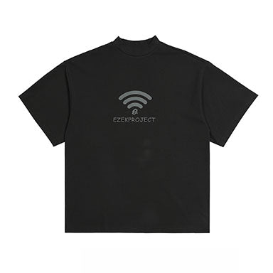 LF04  WIFI アメリカンレトロ  半袖Tシャツ  着痩せ  ショートタイプ  トップス  オシャレ