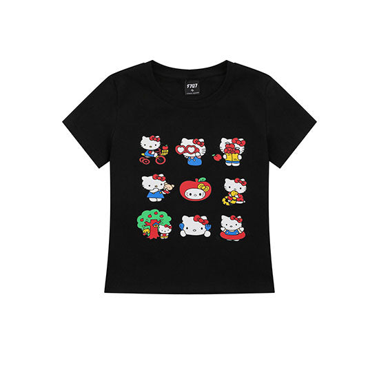 LF04  アメリカンギャル  Tシャツ  カートゥーン  スリム  着痩せ  上着
