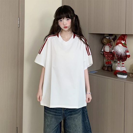 LF04  Vネック  速乾  抗菌  UVカット  Tシャツ  カジュアル