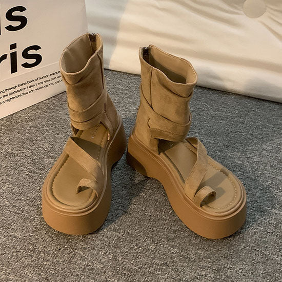 LF  トングサンダル  ショートブーツ  パンツブーツ  7cm厚底