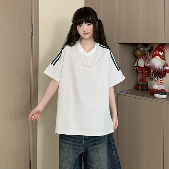 LF04  Vネック  速乾  抗菌  UVカット  Tシャツ  カジュアル