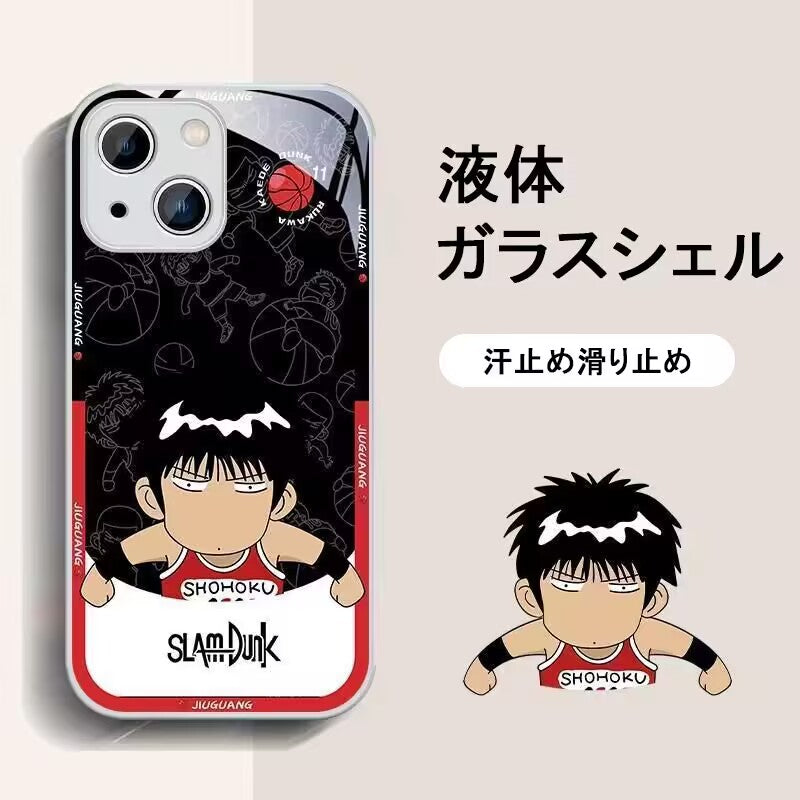 SS06 スラムダンク 桜木花道 携帯電話ケース ホワイトボーダー