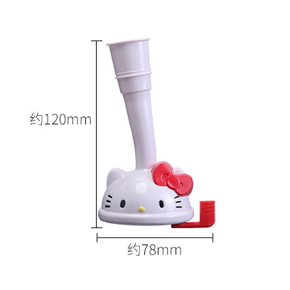 YQQA02  ハローキティ  蛇口水栓  伸び縮みする立水栓   延長パイプ  回転式節水